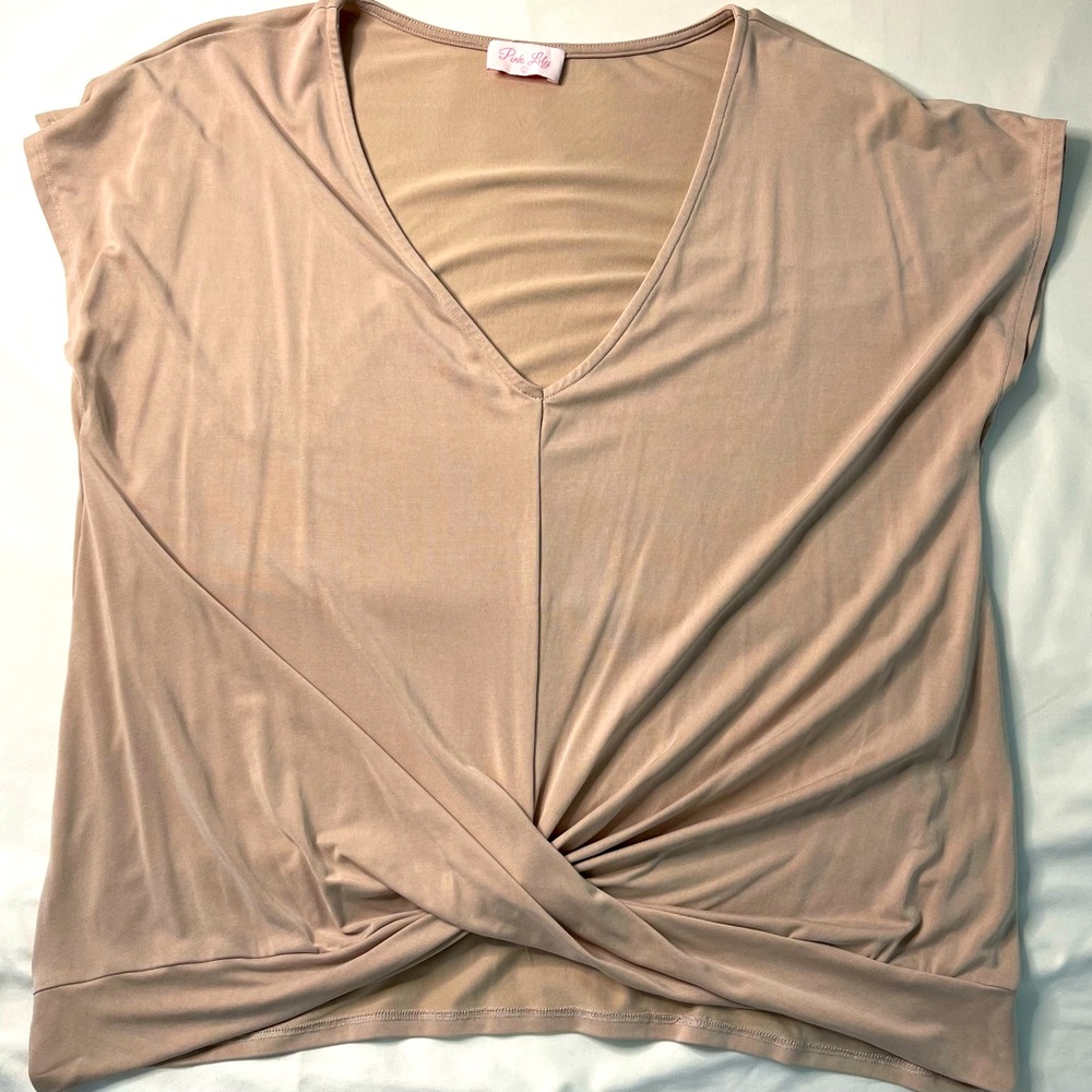 Pink Lily Blouse| size large